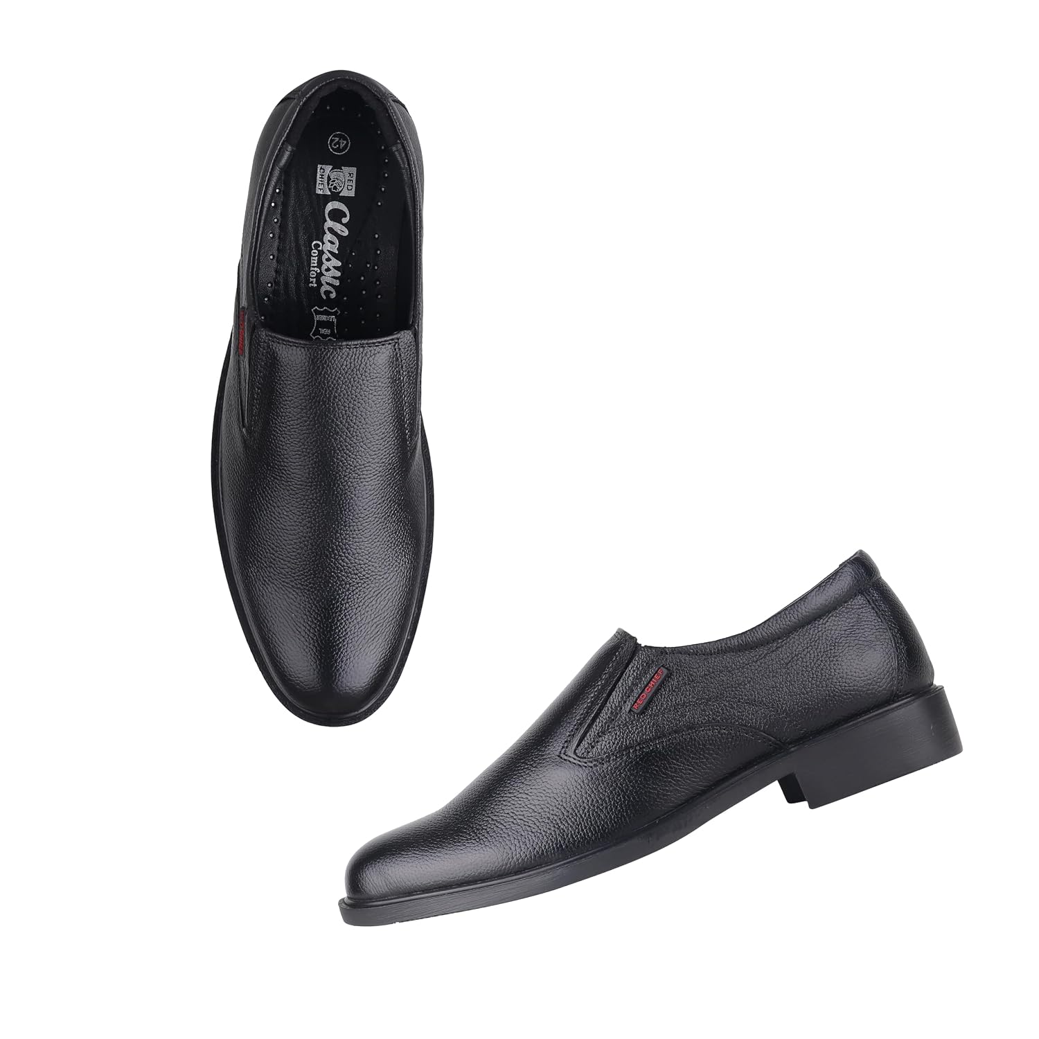 Red Chief Genuine Leather Formal Slip-On Shoes for Men | Elegant & Comfortable Office Wear | RC3502 - Image 3