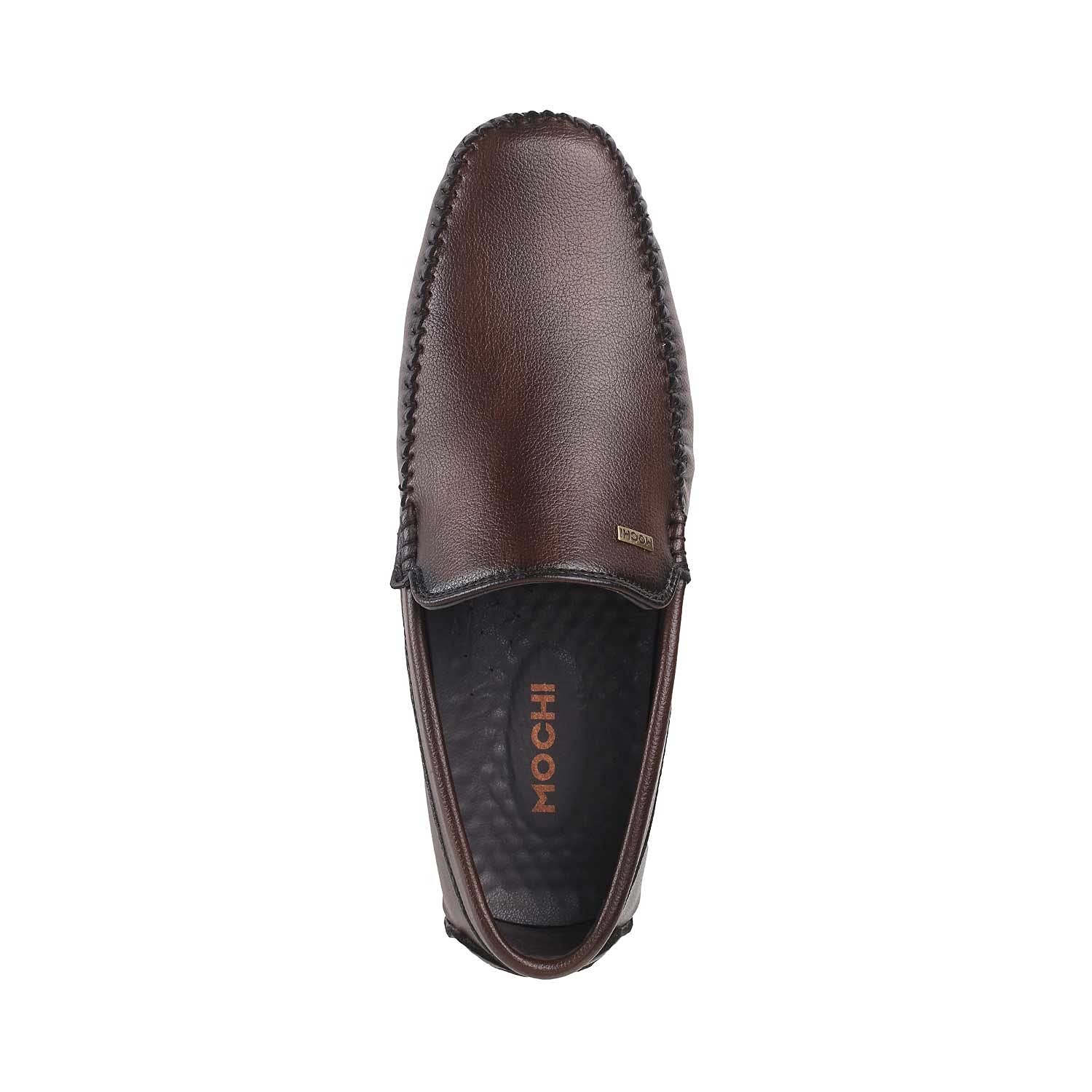 Mochi Men's Formal and Casual Stylish Faux Leather Loafer Shoes - Image 5