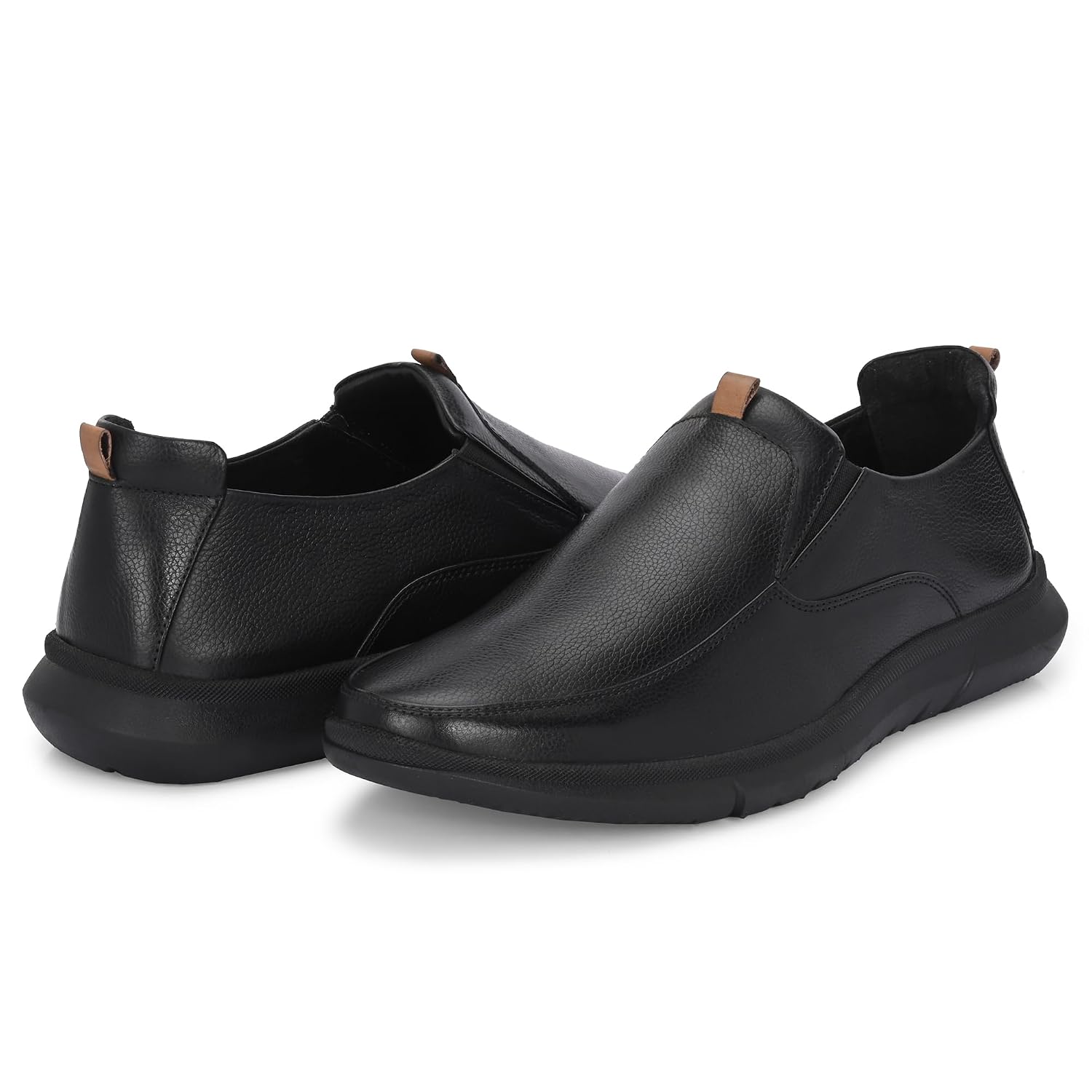 Blue Leather By Centrino Genuine Leather Men's Formal Slip on Loafers |Comfort Trendy Non Lace-Up Design |Flexible Mocassins |Leather with Anti-Skid Sole |Perfect for Office Wear & Formal Dress (3997) - Image 6