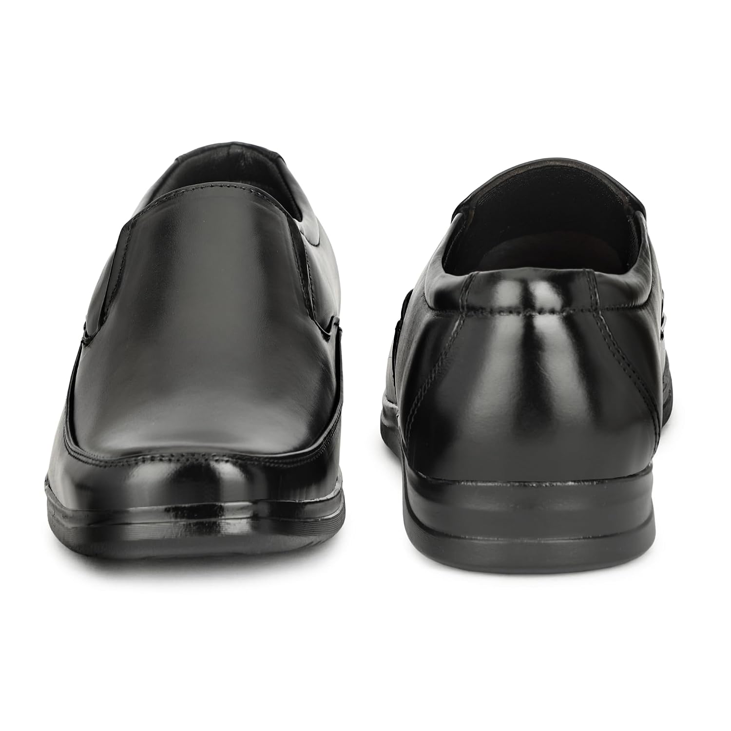 Leatherful Formal Moccasin Shoes for Men | Full Grain Genuine Leather | PU Sole & Nappa Lining | Office | Party | Smart Casual YKMC - Image 5