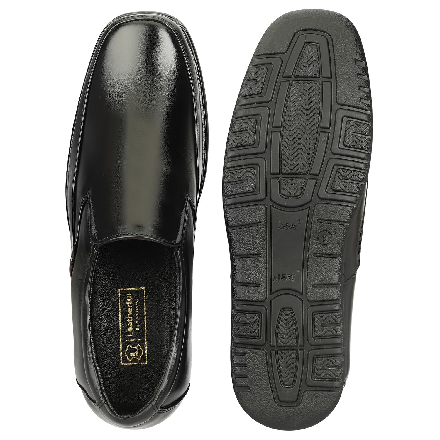Leatherful Formal Moccasin Shoes for Men | Full Grain Genuine Leather | PU Sole & Nappa Lining | Office | Party | Smart Casual YKMC - Image 6