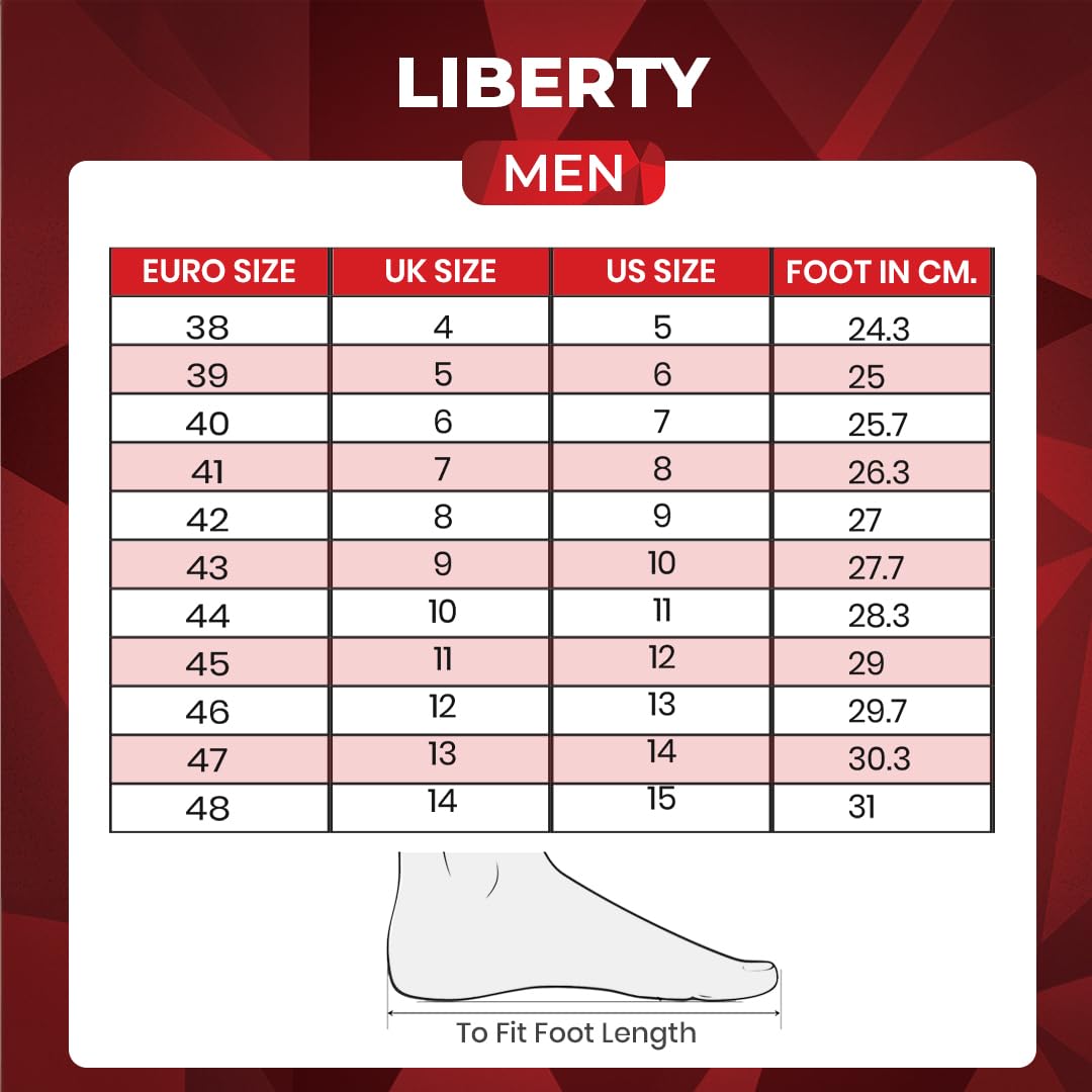 Liberty Fortune HOL-131E Men’s Formal Derby Shoes - Black, Brown - Synthetic Leather Lace-Up with Cushioned Footbed - Stylish Office Footwear - Comfortable and Lightweight - Image 3