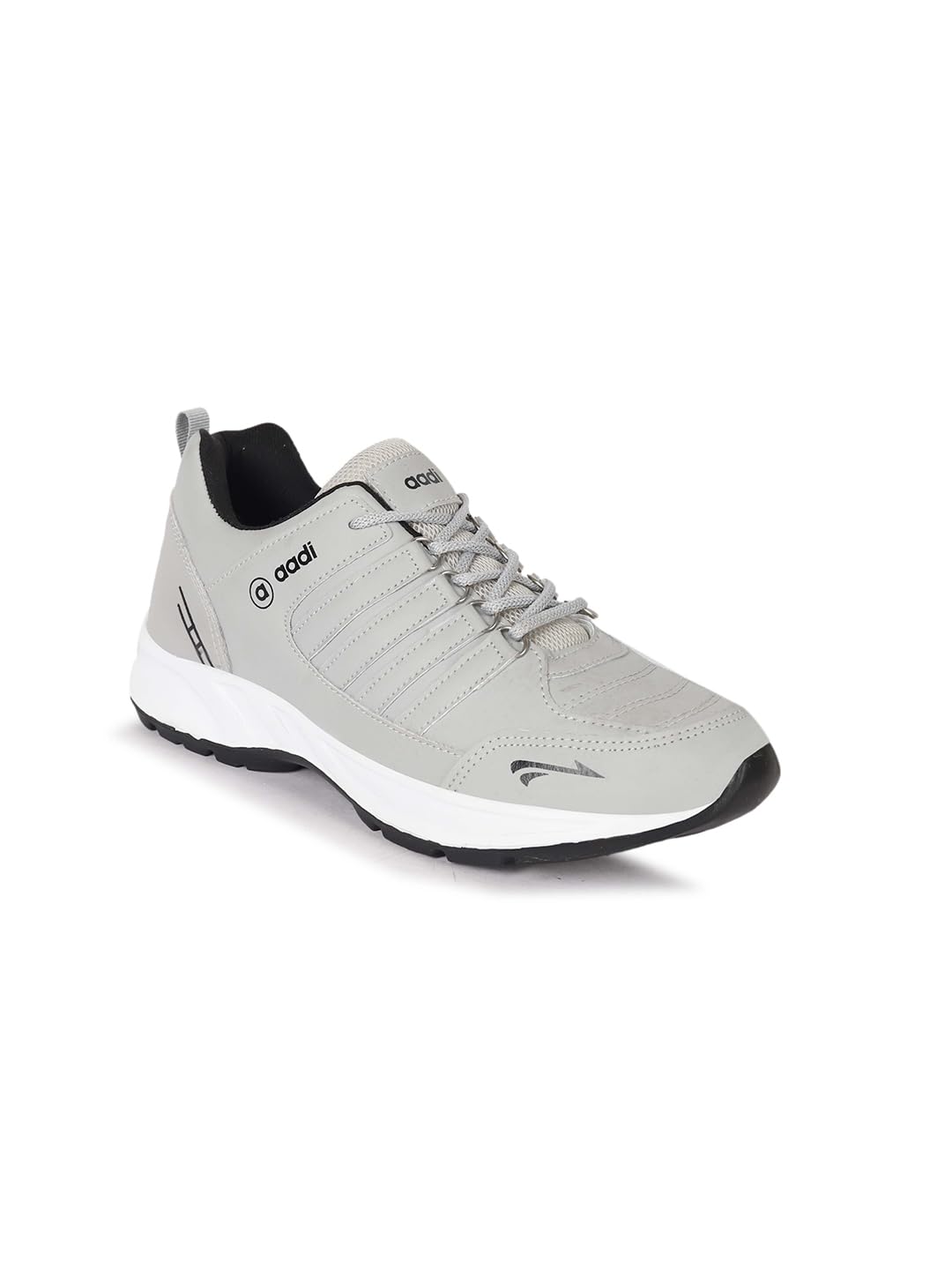 AADI Men's Comfortable Lightweight Synthetic Leather Running, Walking & Gym Casual Sports Shoes