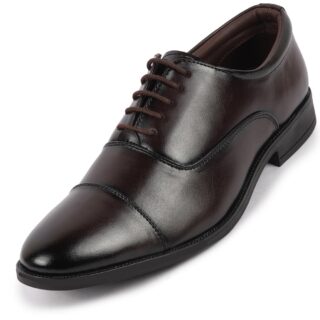 FAUSTO Men's Formal Office Meetings Work Lace-Up Derby Shoes