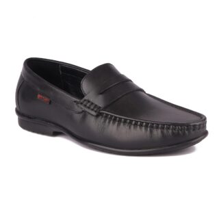 Red Chief Black Formal Loafers Shoe for Men (RC3749 001)