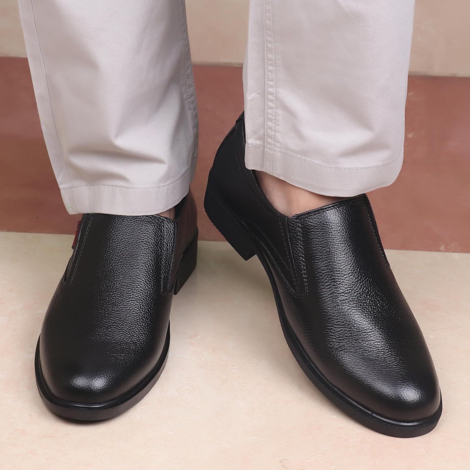 Red Chief Genuine Leather Formal Slip-On Shoes for Men | Elegant & Comfortable Office Wear | RC3502 - Image 2
