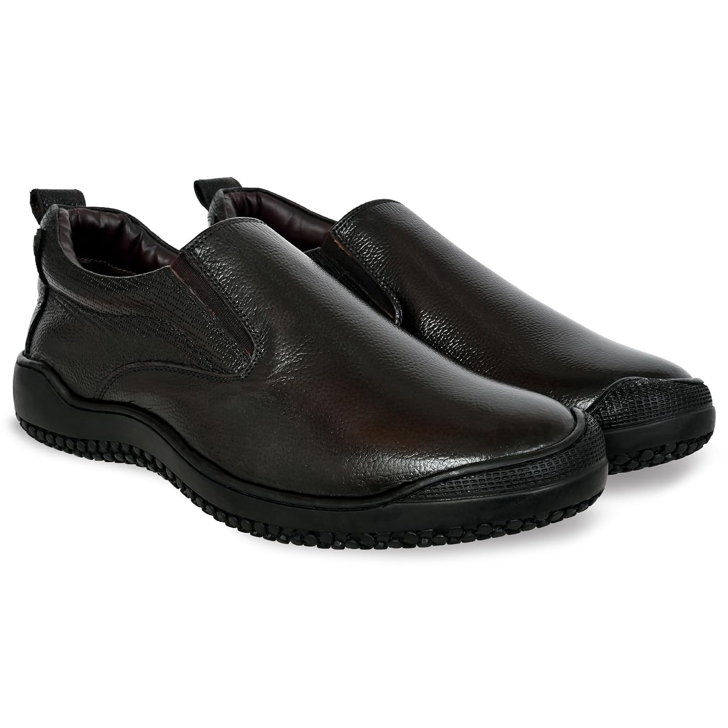 Allen Cooper Shoes Genuine Original Leather Casual/Formal Lace-up Shoes (Color Options- Black/Brown, Sizes- 6,7,8,9,10) - Image 4