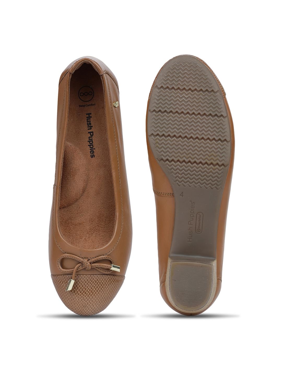 Hush Puppies Womens Ballies Ballet Flat - Image 3