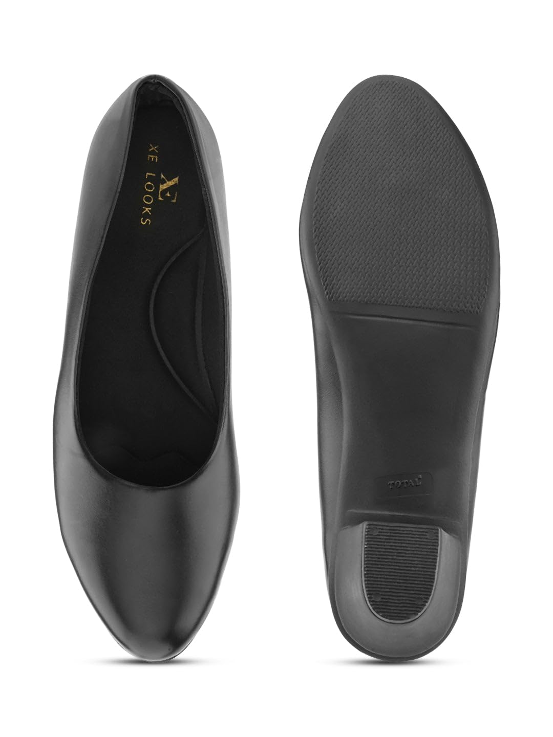 XE Looks Women's Closed-Toe Block Heel Formal Slip-On Shoes – Elegant & Comfortable Office Footwear - Image 7