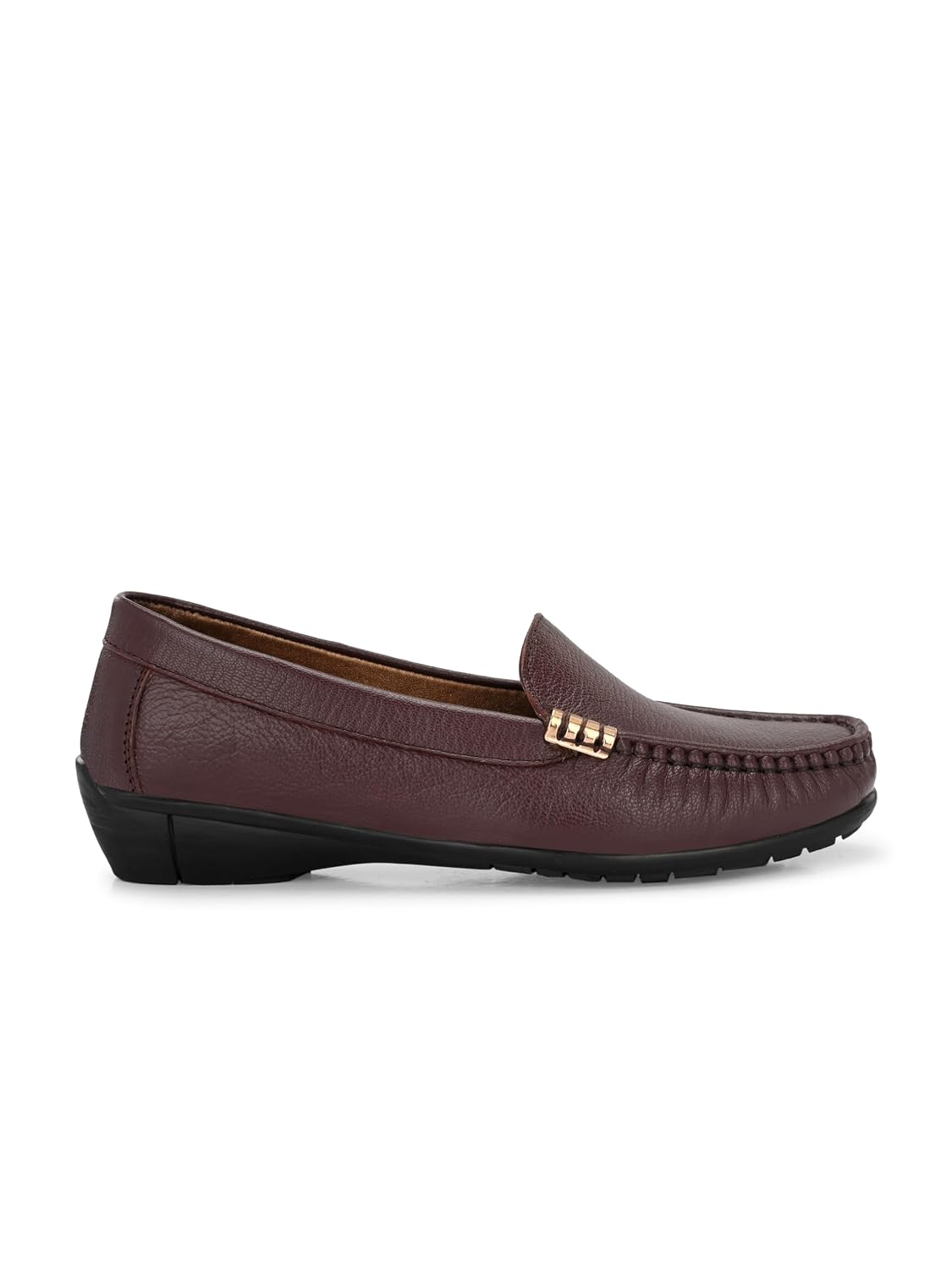 egoss Lady Boss X Premium Genuine Leather Loafer Casual Shoes for Women-LD-228 - Image 3