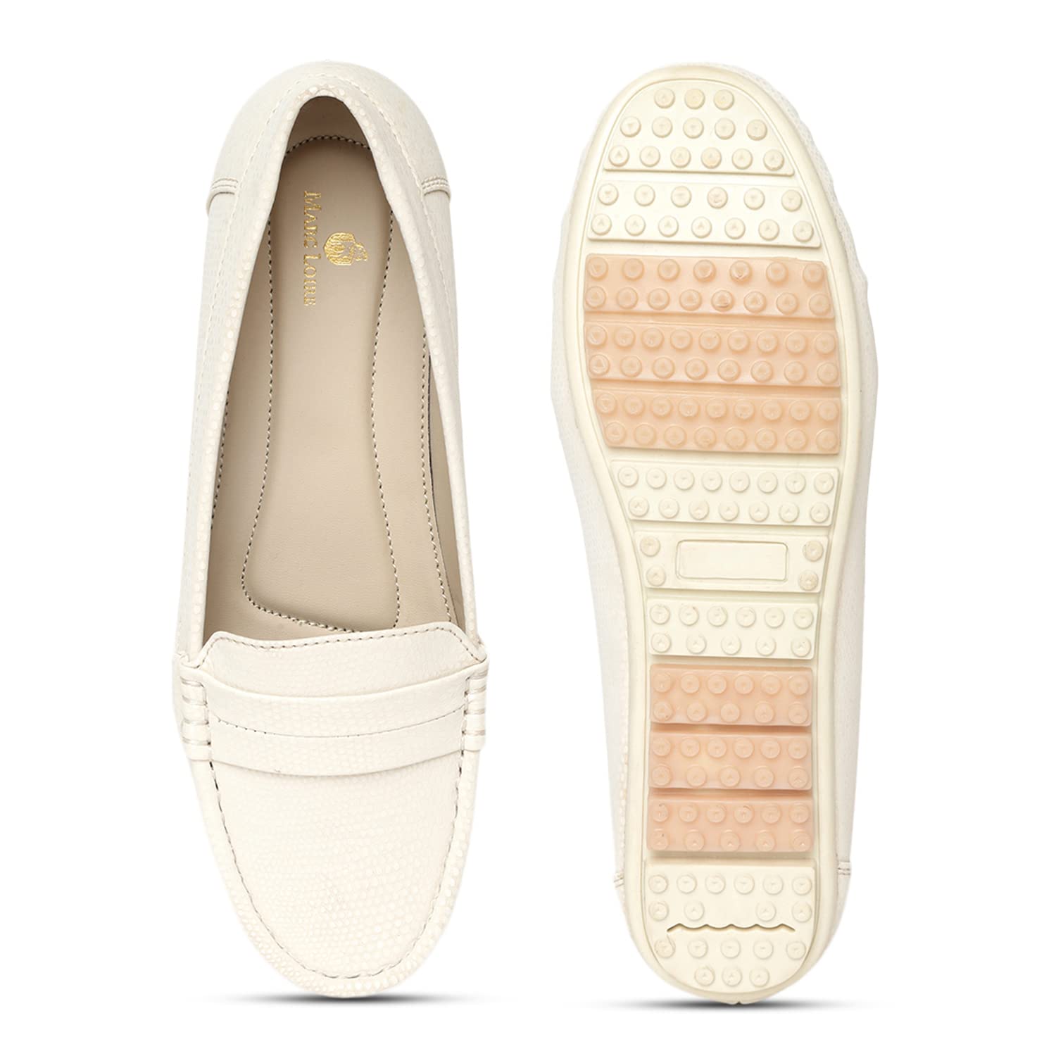 Marc Loire Women Comfortable Slip On Flat Loafer Ballet; Casual and Formal Footwear - Image 3