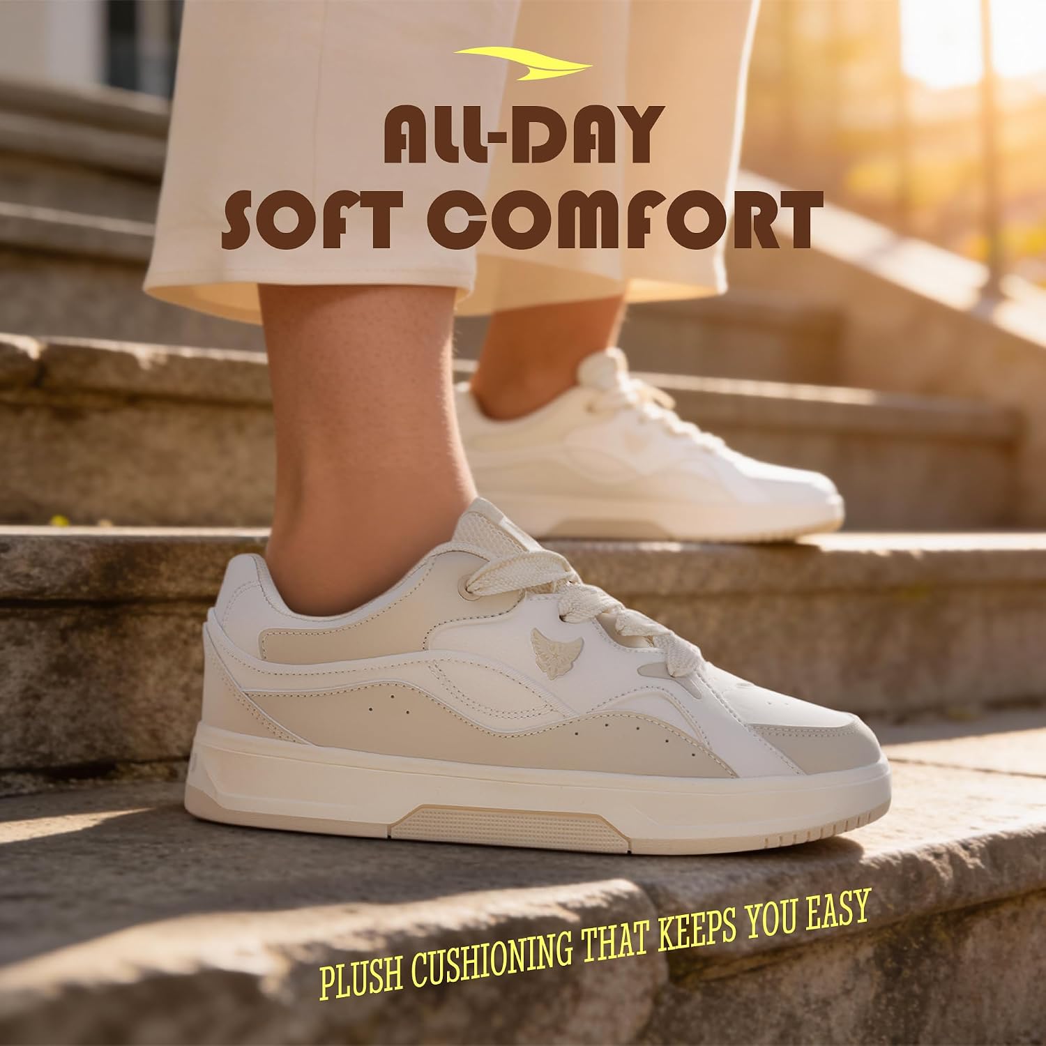 ASIAN Mojo W-05 Women’s Sneakers | Stylish Low-Top Shoes with Durable Sole, Memory Foam Sneakers | Ideal for Casual Wear & Travel for Women & Girls - Image 3