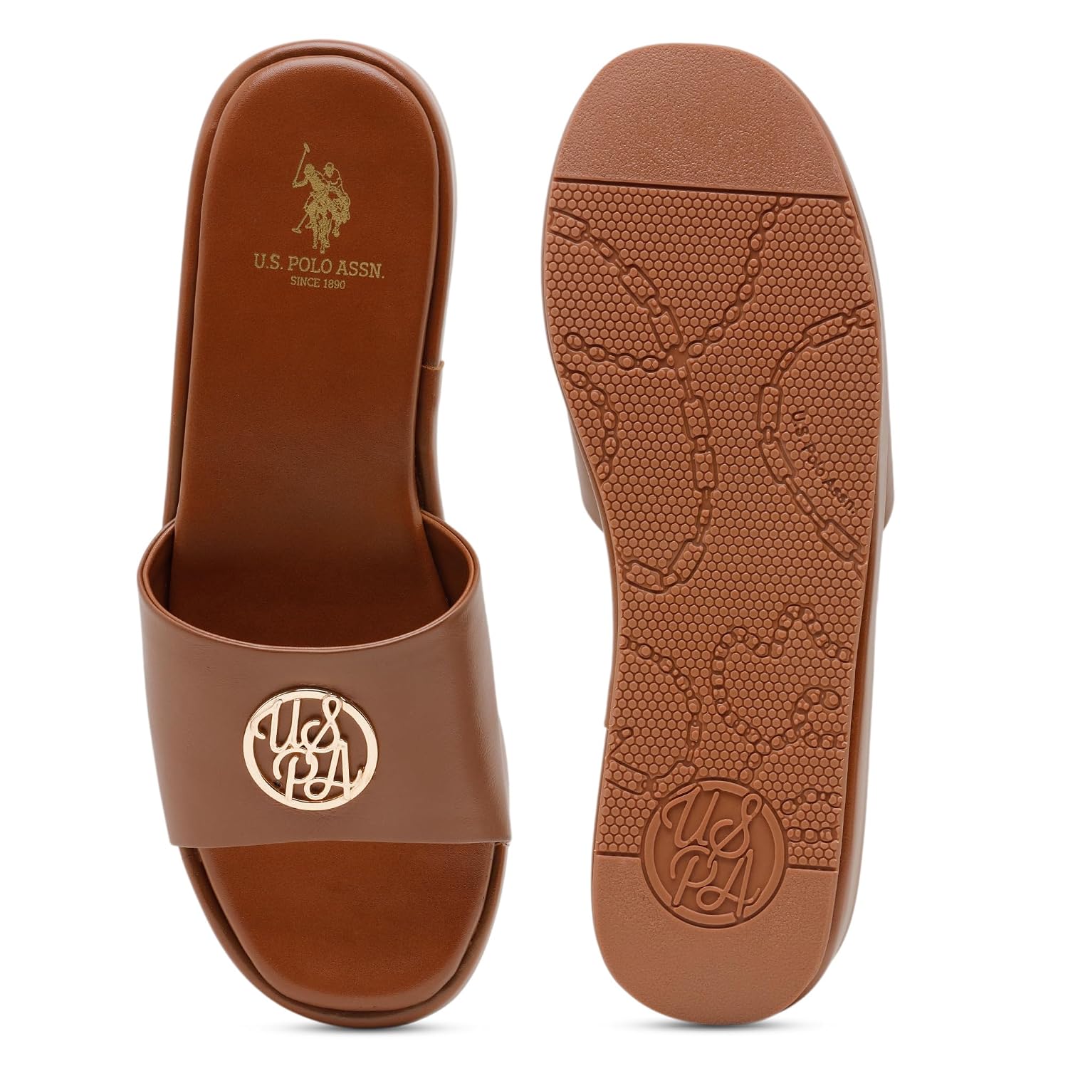 U.S. POLO ASSN. womens Nuri Heeled Sandal - Image 7