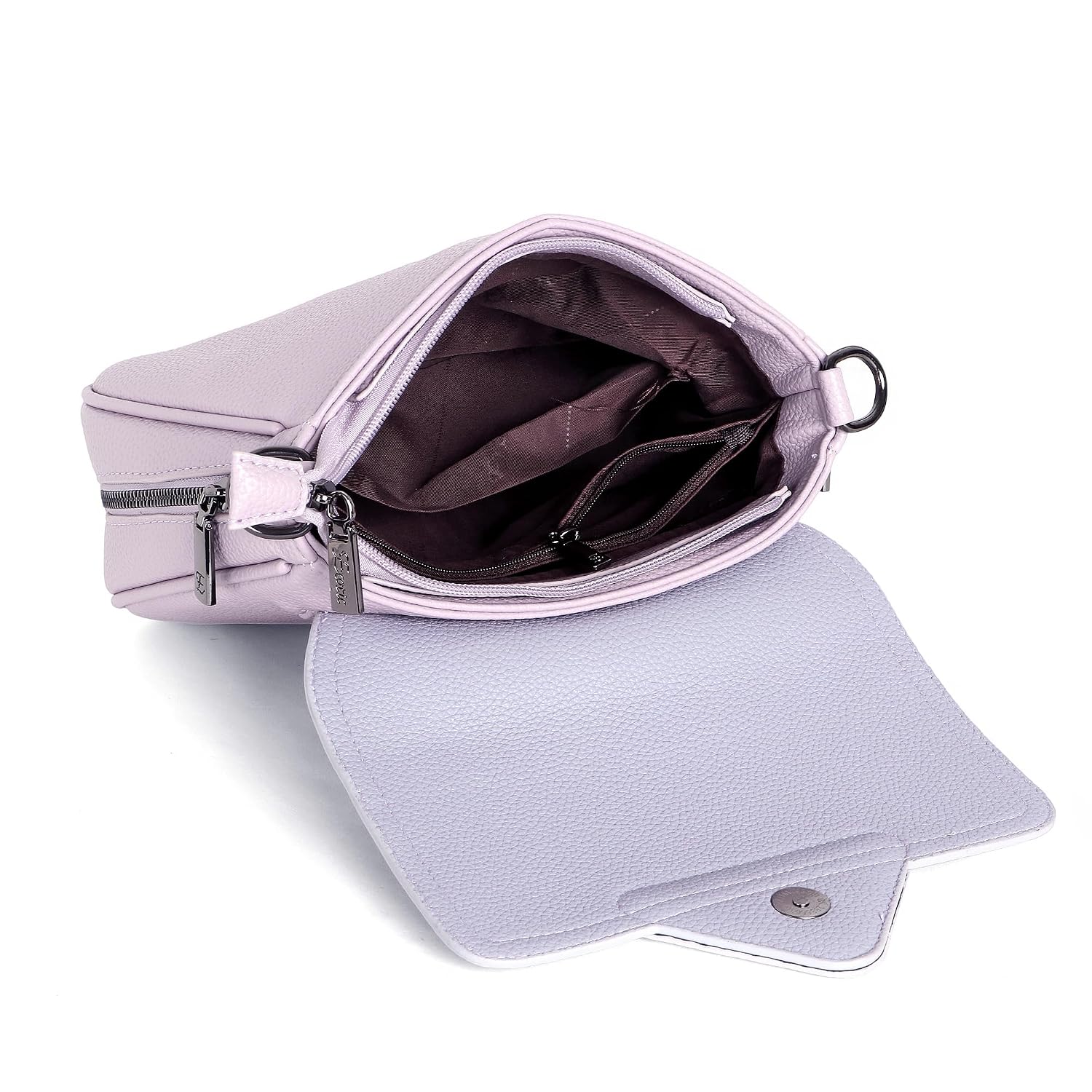 EXOTIC Premium® Unique Shape Texture Design Flap Sling Bag - Image 6