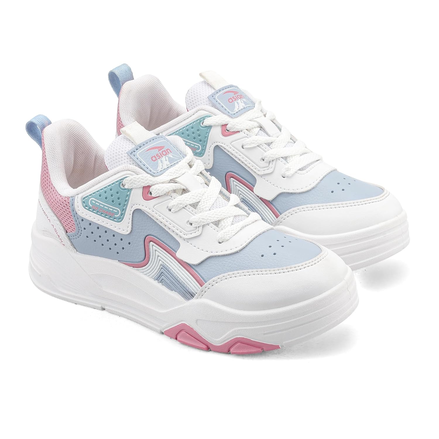 ASIAN Petal-02 Sneakers for Women | Stylish Lightweight Casual Shoes | Soft Cushion Comfort, Premium Upper, Fashion Sneakers