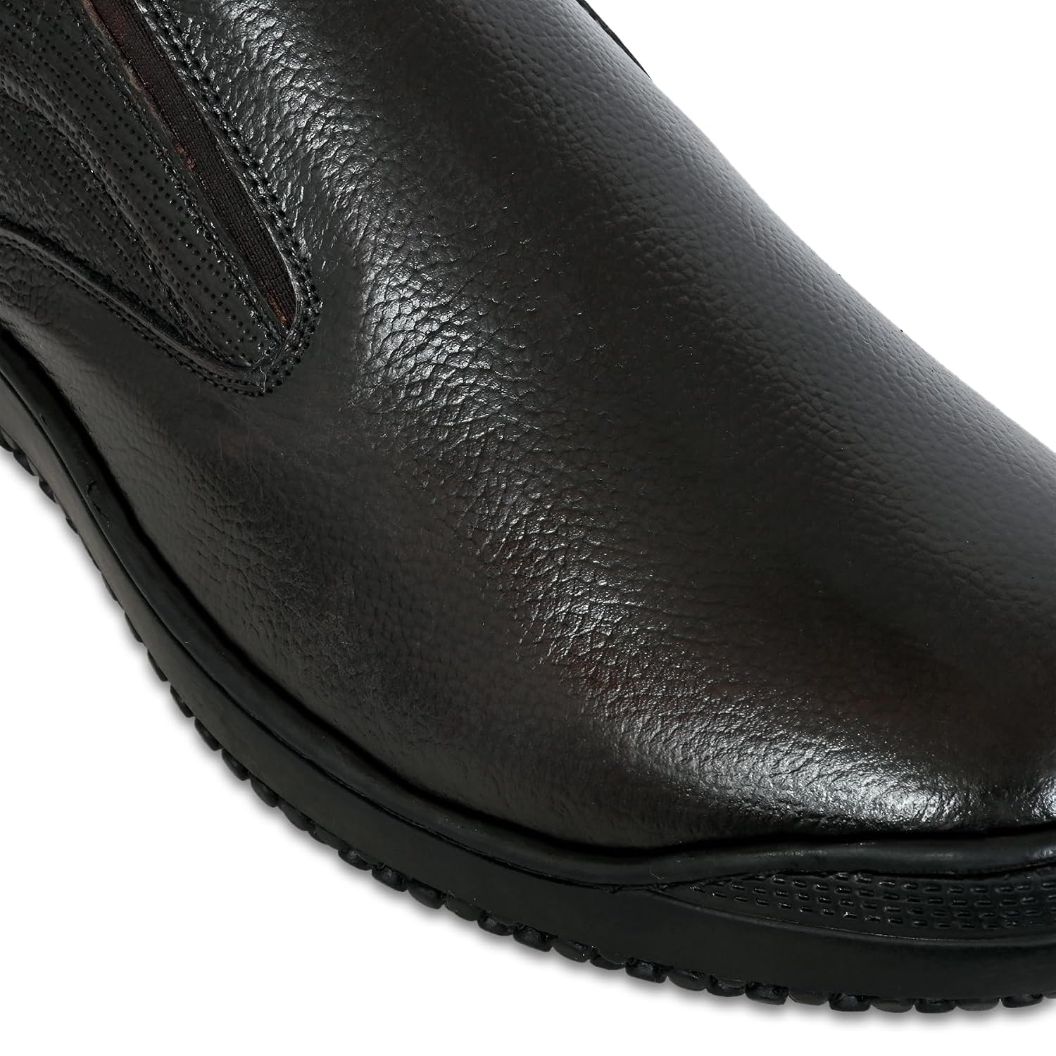 Allen Cooper Shoes Genuine Original Leather Casual/Formal Lace-up Shoes (Color Options- Black/Brown, Sizes- 6,7,8,9,10) - Image 2