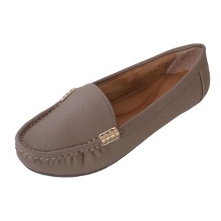 CatBird Women Loafers | Easy Slip-On Casual & Formal Shoes for Women | Comfortable Cushioned Insole, Simple Metal Detail and Flexible Anti-Slip Sole | Office Wear, Daily Use & Travel Footwear