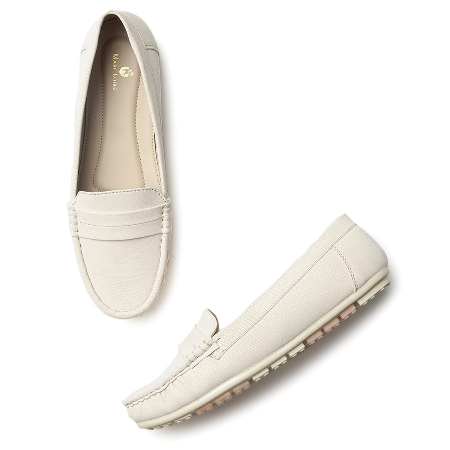 Marc Loire Women Comfortable Slip On Flat Loafer Ballet; Casual and Formal Footwear