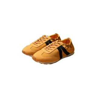 Theater Fuji Suede Sneakers for Women Lightweight Lace Up Casual Everyday Essentials Shoes with Contrast Stripes for Office, College and Travel