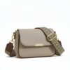 Travel Crossbody Crescent Bags for Women Over Shoulder Purse with Zipper | Leather Sling Bag for Girls | Small Pebble Flap Purse with Wide Adjustable Strap