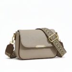 Travel Crossbody Crescent Bags for Women Over Shoulder Purse with Zipper | Leather Sling Bag for Girls | Small Pebble Flap Purse with Wide Adjustable Strap