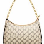 Women’s Printed Luxury Shoulder Handbag | Stylish Gold Chain Strap Hobo Bag | Trendy Floral Sling & Tote Purse for Office, Casual & Party Use | Premium Matte Finish with Secure Zipper | PU Leather