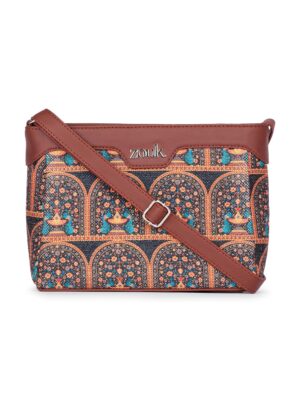 ZOUK Harmony Sling Bag | Crossbody Bags for Women | Women's Handbags | Stylish | Vegan Leather Evening Bag | Travel & Office Use | Purse and Wallet
