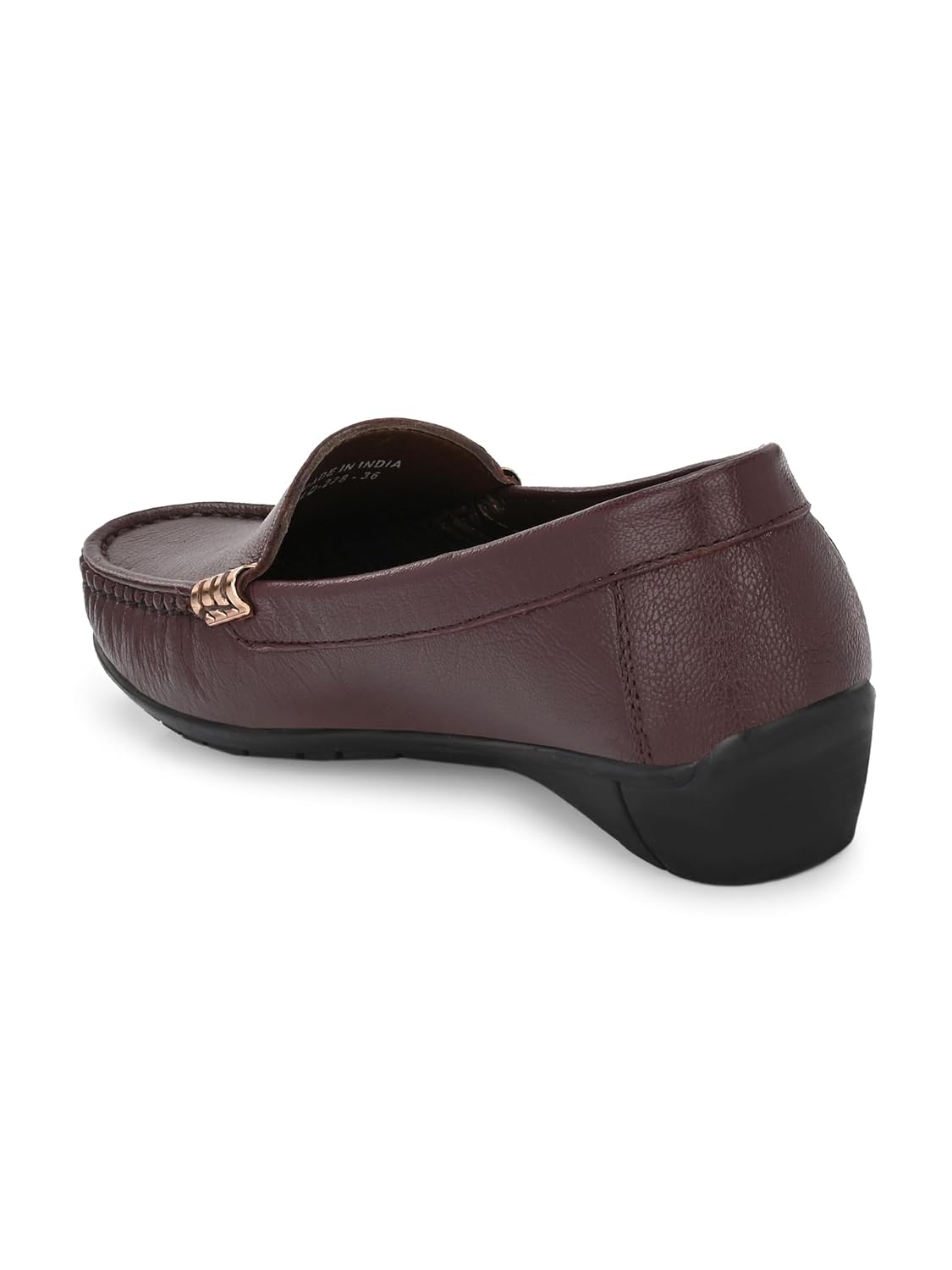 egoss Lady Boss X Premium Genuine Leather Loafer Casual Shoes for Women-LD-228 - Image 2