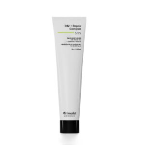Minimalist Barrier Repair Face Moisturizer with Vitamin B12 Complex 5.5% with Ceramides for All Skin Types | Strengthens Skin Barrier, Boosts Hydration, Soothing, Lightweight Gel Texture | 10 gm
