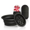 Ice Roller with Face dip Bowl for Skin Tightening & Facial Icing - Silicone Facial Spa Kit | Dip Bowl with Built-In Tray For Bath (Multicolor)