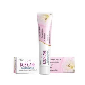 HealthVit Kozicare Skin Lightening Cream with Kojic Acid, Arbutin, Glutathione, All Types Hyper Pigmented Skin, Remove Spots- 15g
