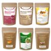 Florecer Sandalwood, Beetroot, Kasturi Haldi, Multani Mitti, Orange Peel, Mulethi Powder For Face And Skin Care- Pack Of 6 (Each 50 Grams)