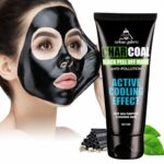 UrbanGabru Charcoal Black Peel Off Mask for Men & Women | Removes Blackheads and Whiteheads | Active Cooling Effect | Deep Skin Purifying Cleansing (60 gm)
