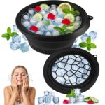 LUMONY® Ice Face Bowl Silicone Face Ice Bowl For Ice With Built-In Ice Tray Collapsible Face Tub For Ice Bath, Facial Ice Plunge Bowl Ice Water Facials at Home Women & Men
