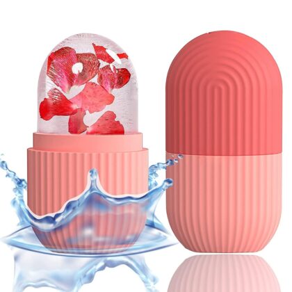 ANTIL'S Face Ice Roller for Men & Women – Reusable & Unbreakable Face Massager for Glowing Skin, Puffy Eyes & Relaxation – Ice Cube Roller for Skin Care (Multicolor)