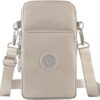 INOVERA (LABEL) Nylon Mobile Pouch for Womens & Girls - Stylish Phone Bag - Travel Crossbody Shoulder Sling Purse with Adjustable Strap