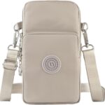 INOVERA (LABEL) Nylon Mobile Pouch for Womens & Girls - Stylish Phone Bag - Travel Crossbody Shoulder Sling Purse with Adjustable Strap