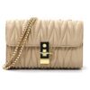 LIKE STYLE PU Women's Sling Bag With Quilted Detail